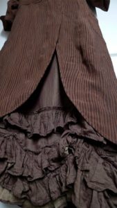 Fitzgerald Coat Dress in Ribbed Weave over the Fennefleur Frock in Herringbone Silk Linen.